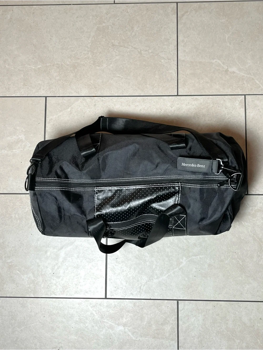 Mercedes-Benz Black Duffel Bag